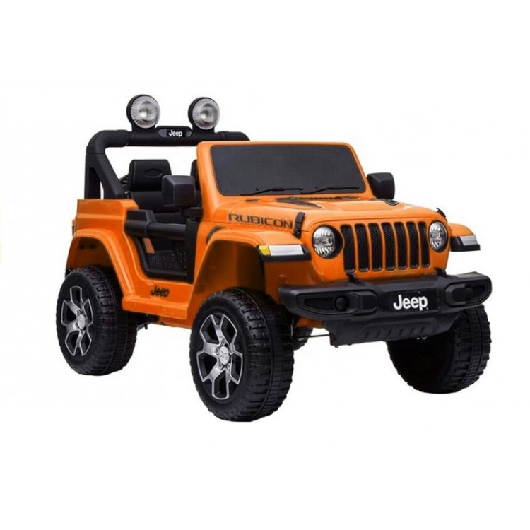Elektrické autíčko Jeep Rubicon 4x4 - oranžové 